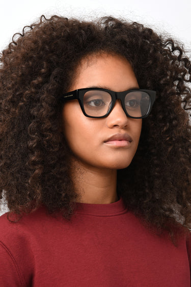 Premium Women Tommy Hilfiger Eyeglasses: TH 1865 : Black - SpecSMART Eye Clinic (Diagonal Face View)